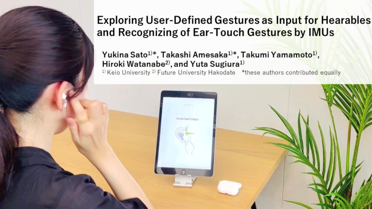 Exploring User-Defined Gestures as Input for Hearables and Recognizing ...